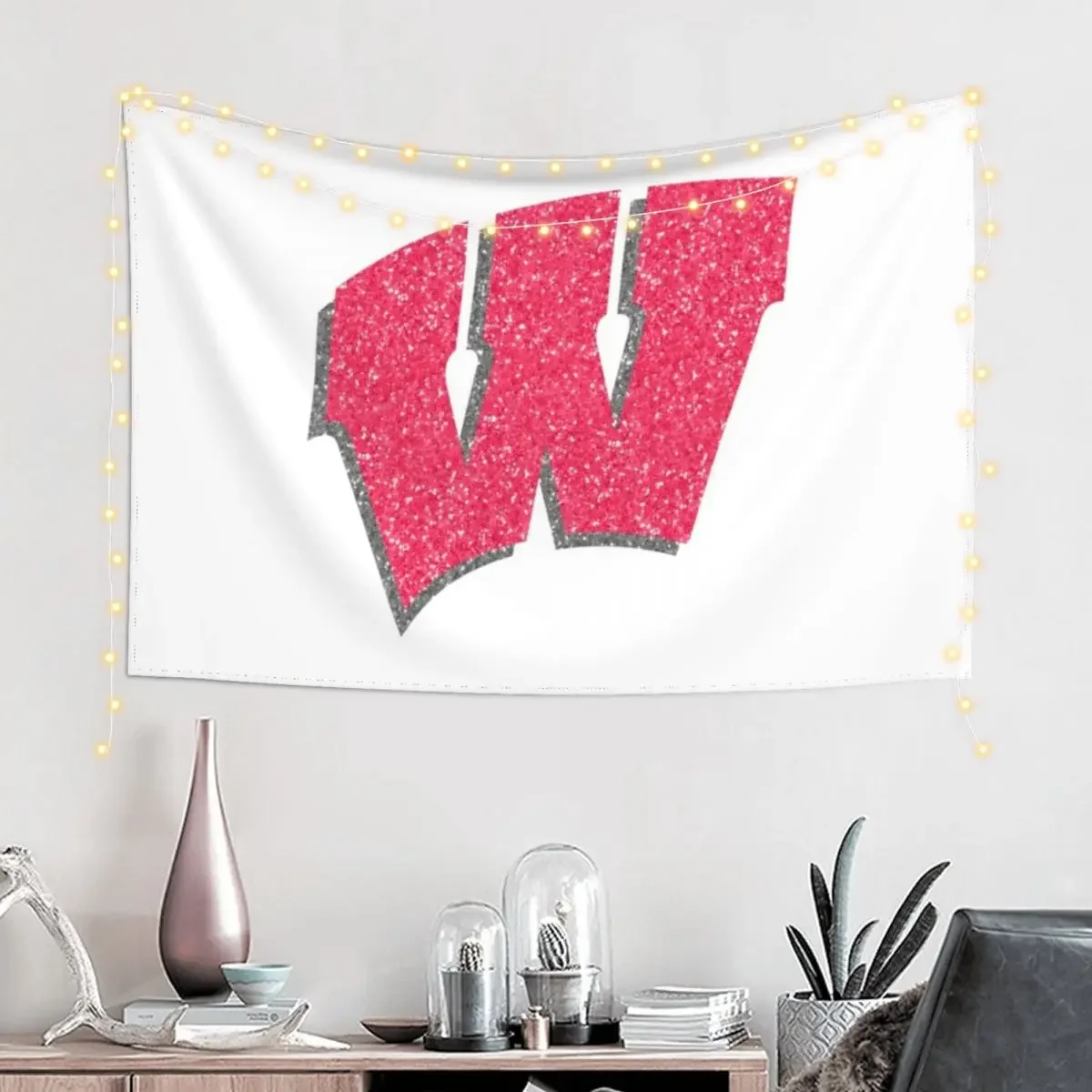 wisconsin logo Tapestry Cute Room Things Bedroom Decor Home Decoration Room Decoration Korean Style Tapestry