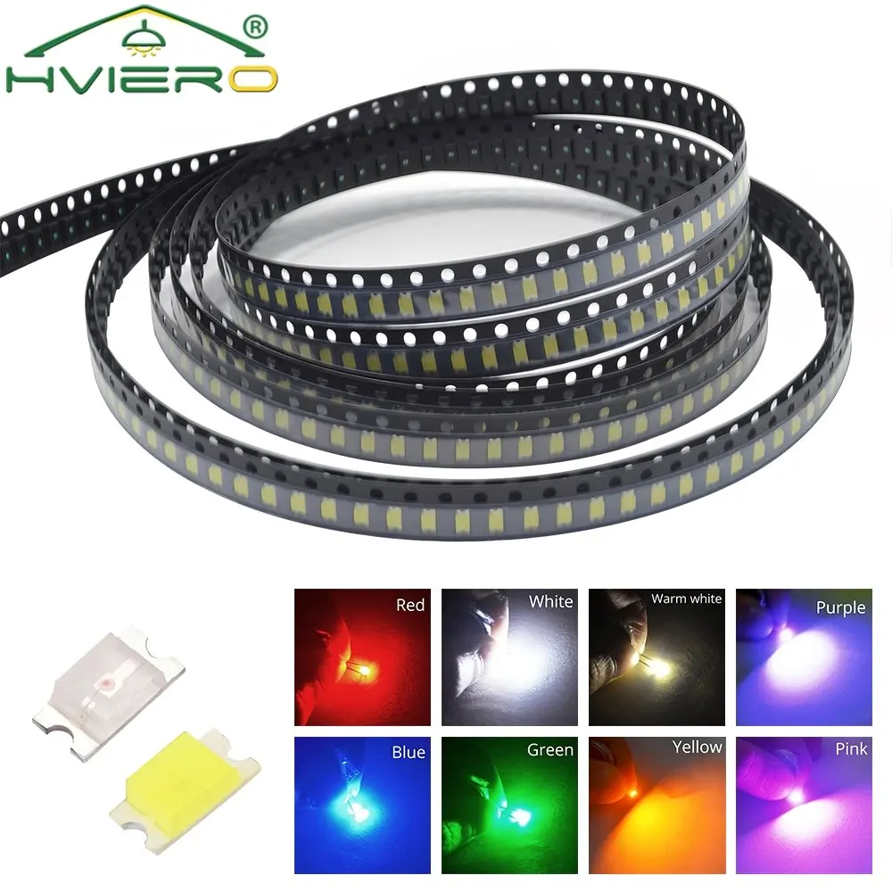 

10PCS 1206 Super Bright Chip Light Bead SMD SMT Lamp LED Emitting Bulbs Diodes Module Decoration Garden Ceiling Atmosphere Neon