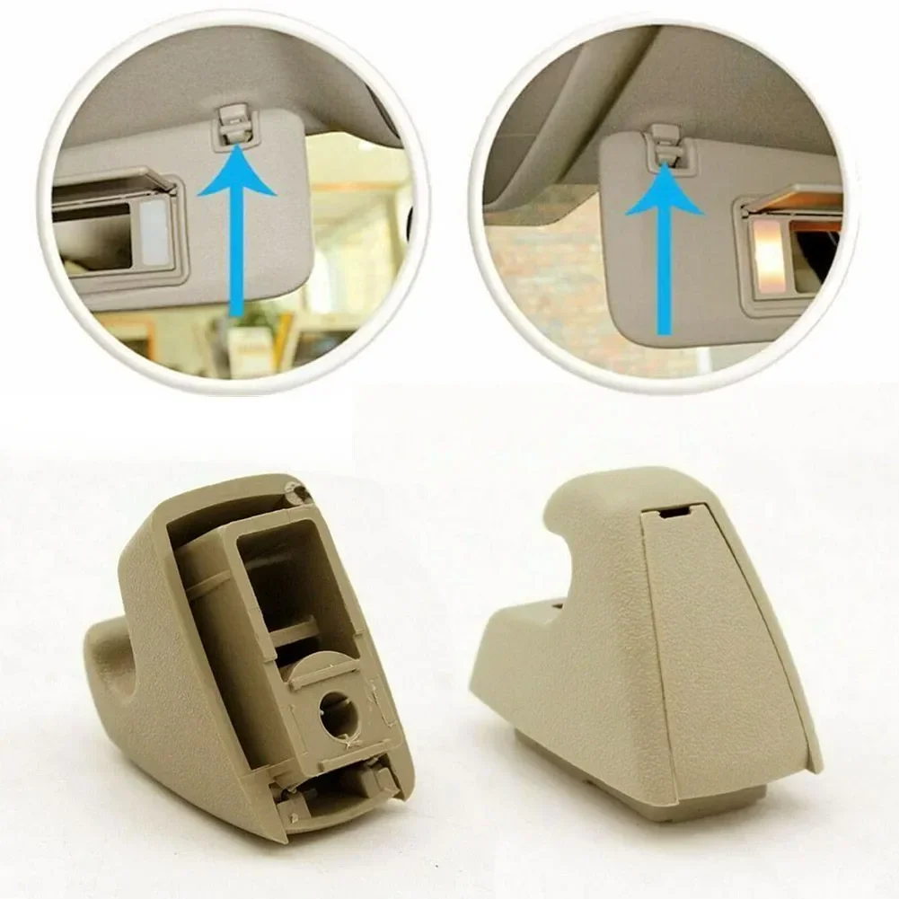 Clip per visiera parasole da 2 pezzi per GM Chevrolet Opel 95994975   Cruze Sonic Spark Staffa di supporto per gancio per visiera parasole