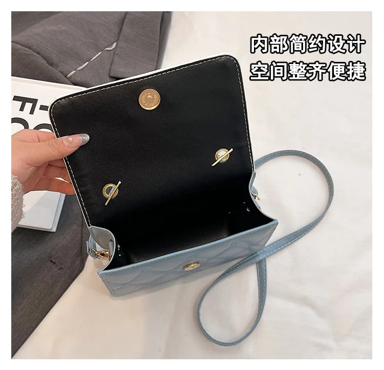 حقيبة كتف نسائية، حقائب كروس، حقائب يد عصرية، محفظة من البولي يوريثان، حقائب يد محمولة، حقيبة ساعي صغيرة #2