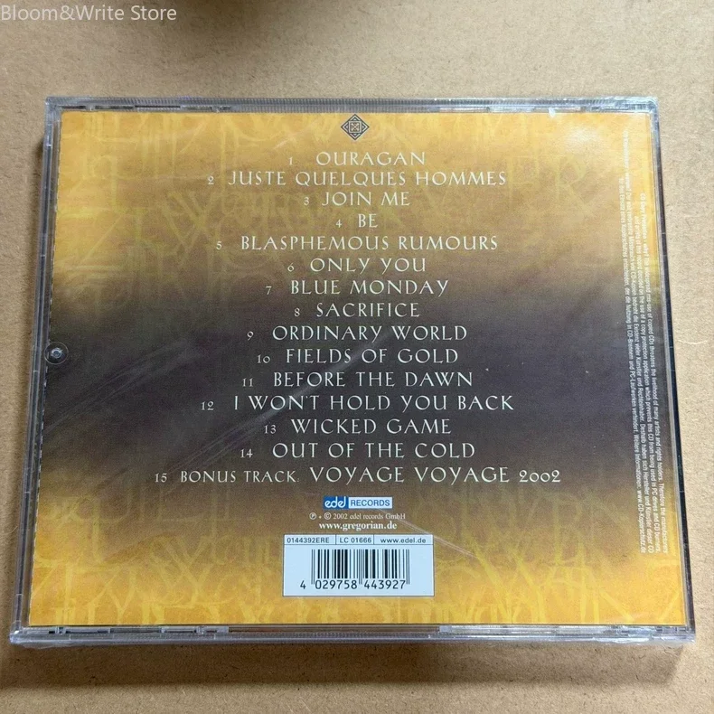 New Age Vocal CD Gregorian Masters of Chant Chapter III Music Record  Walkman Car Soundtracks Box Party Music Collection