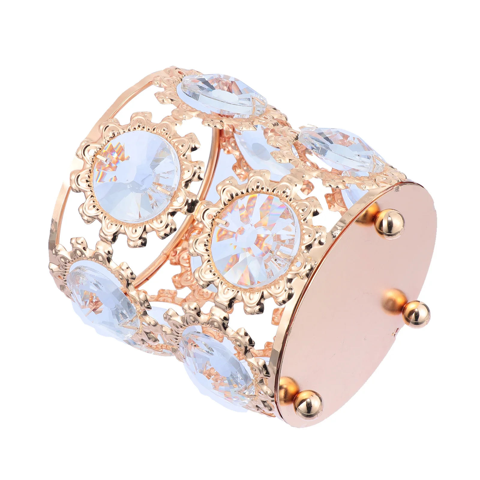 Caja de almacenamiento de brochas de maquillaje con diamantes de imitación, organizador para escritorio, portalápices, artículos diversos, decoración de papelería, gran capacidad