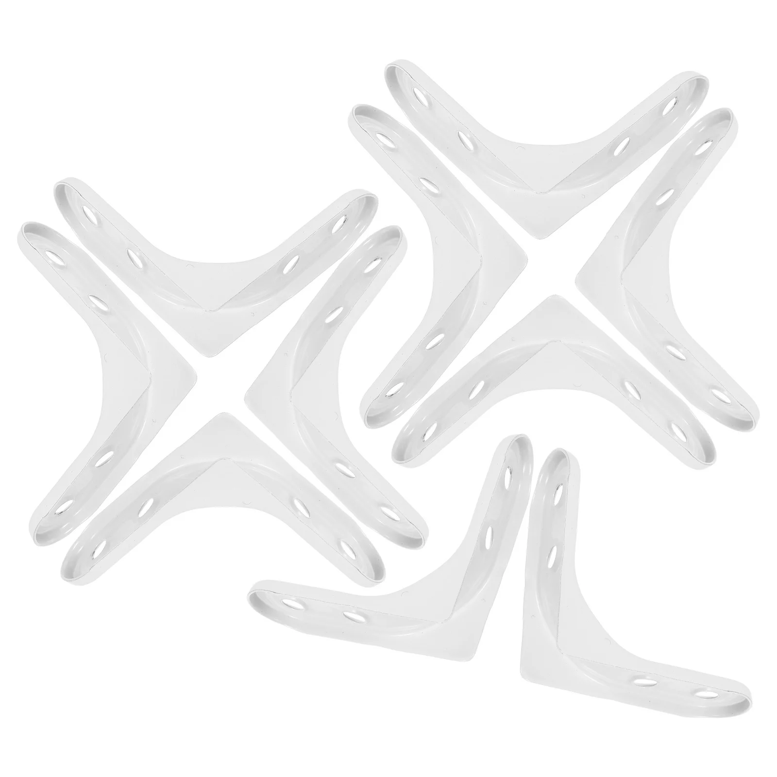 

12Sets Stainless Steel L Shelf Brackets Heavy Duty Corner Brace Brackets for Wall Mounted Cabinets Support Wall Shelf Bracket