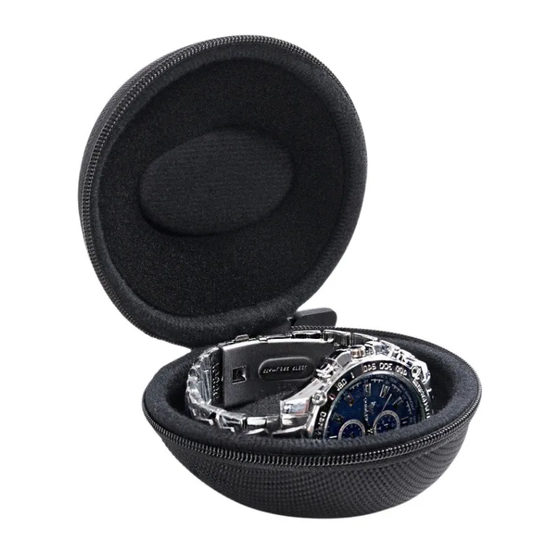 1/2pcs Portable Watch Travel Case Waterproof Watch Holder Zippered Smartwatch Single Watch Organizer EVA Watch Storage Box