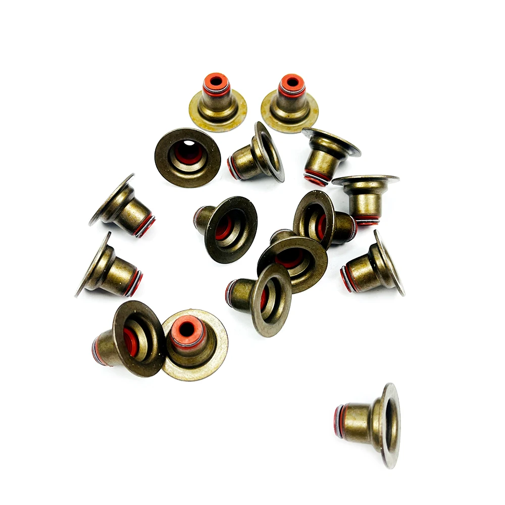 16 Pcs Engine Valve Stem Oil Seal For Chevrolet Cruze 1.6 1.8 Aveo Opel Vauxhall Astra Zafira Car Accessories 24405819 24409815