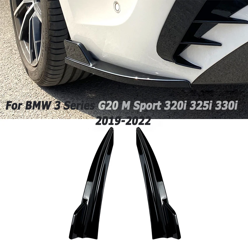

Car Rear Corner Splitters for BMW 3 Series G20 M Sport 320i 325i 330i 2019 2020 2021 2022 Auto Aftermarket Parts