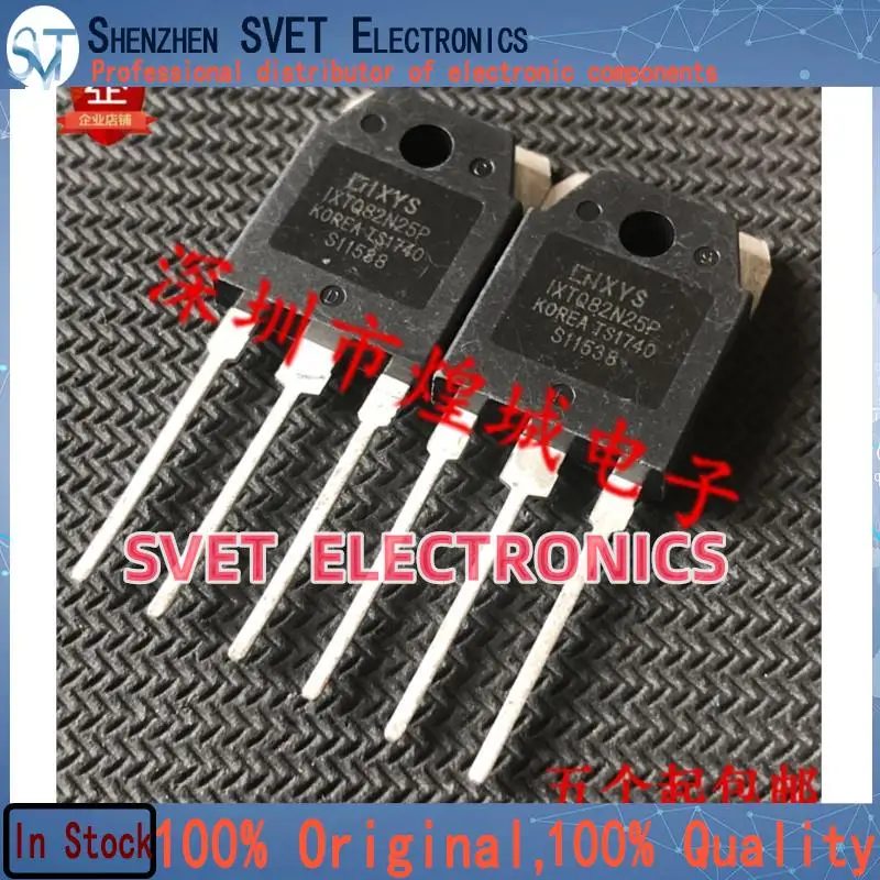 10PCS-50PCS  IXTQ82N25P  TO-3P 250V 82A 5   Original In Stock Fast shipping