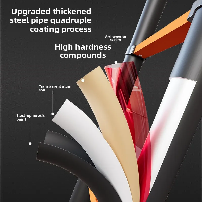 Thickened Carbon Steel Telescopic Ladder Household Multi-functional Herringbone Ladder Bamboo Ladder Lifting and Folding Enginee