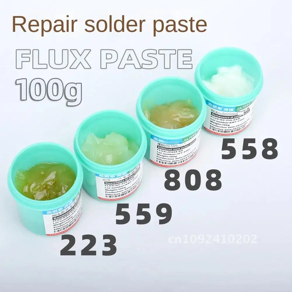 Welding flux Solder paste100g repair solder paste NC-559 cleaning 808 Halogen-free No 223 de solda 558 fluxo