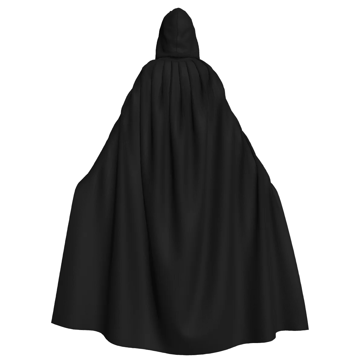

Unisex Black Hooded Cloak Witch Cosplay Accessories Costumes Masquerade Family Celebration Decor Halloween Party Cosplay Costume
