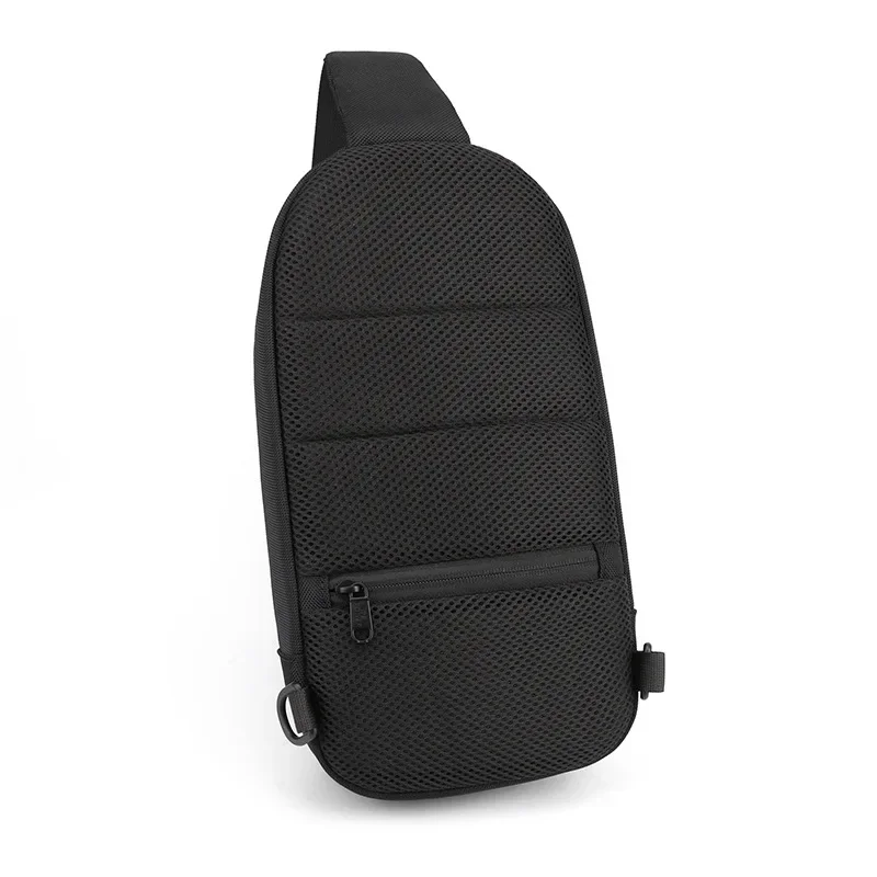 

Новая водонепроницаемая нагрудная сумка большой вместимости для ежедневных поездок на работу и отдыха через плечо на одно плечо, сумки через плечо на молнии для мужчин