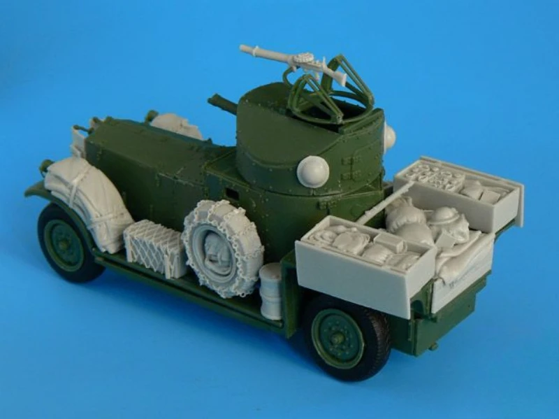 

Масштаб 1/35, литая под давлением модель из смолы, собранный комплект, узор 1920/набор аксессуаров для песочных шин (без автомобиля), в разобранном виде и неокрашенный