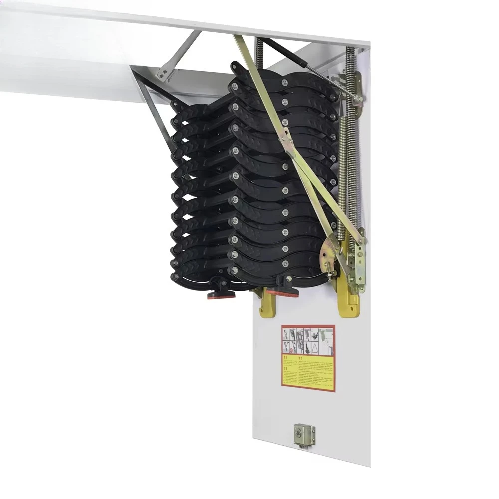 New Design Metal Pull Down Retractable Ceiling Ladder for Attic Access