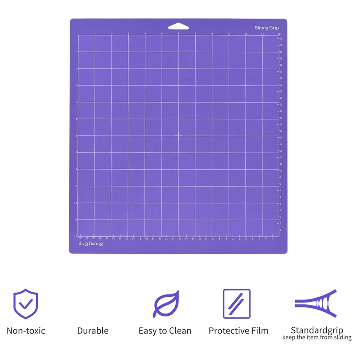 4PCS 12 X 12 Inch Repl Ment Cutting Mat Adhesive Gridded Cutting Mats for Silhouette Cameo Cutting Explore Plotter