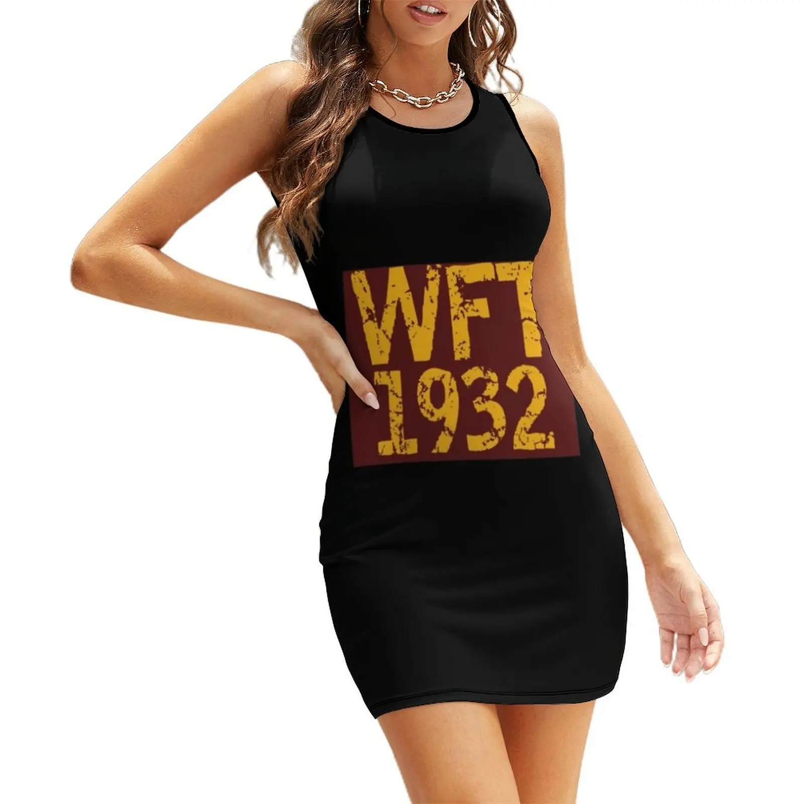 

Washington Football Team Washington Dc WFT 1932 Vintage Sleeveless Sundress evening dress women womans clothing