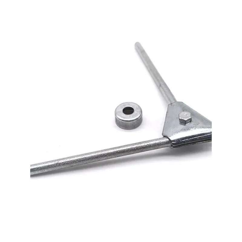 Adjustable galvanized lightning protection card, stable triangle structure, fixing clip fitting for lightning belt bracket