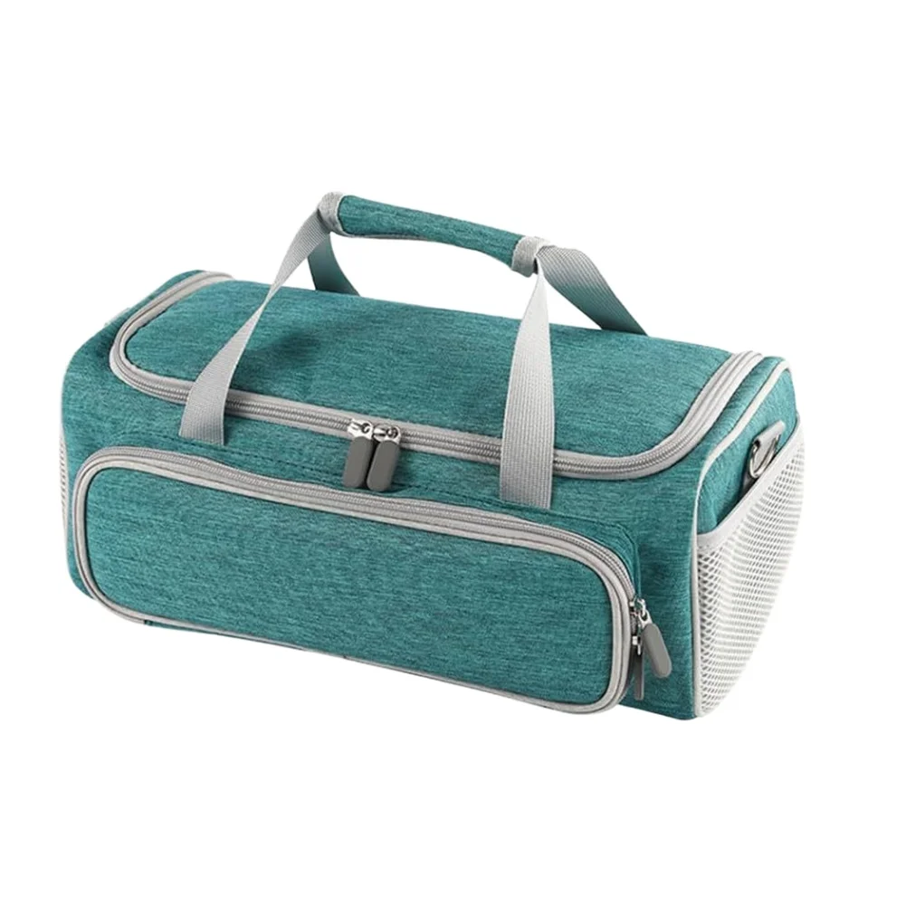 1Pc Waterproof Insulated Storage Bag For Cricut Xtra Cutting Machine Tools Accessories Portable Organizer Case Sea Green