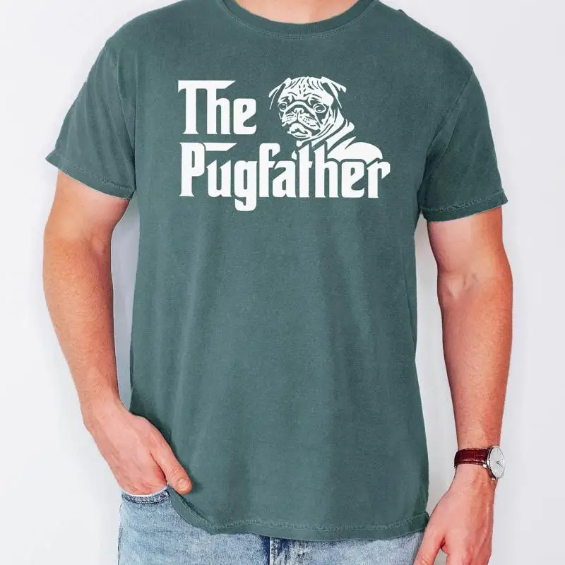 

Футболка Pugfather Dog Dad Pug Daddy S для мужчин, мужчин, подарок для влюбленных животных