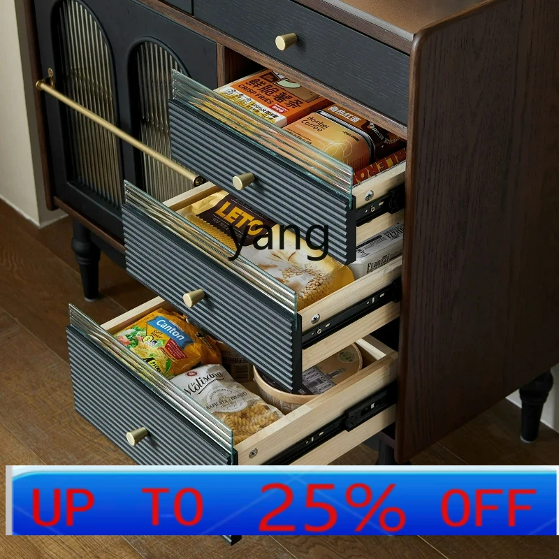 

LH ancient solid wood dining side cabinet integrated against the wall living room kitchen locker