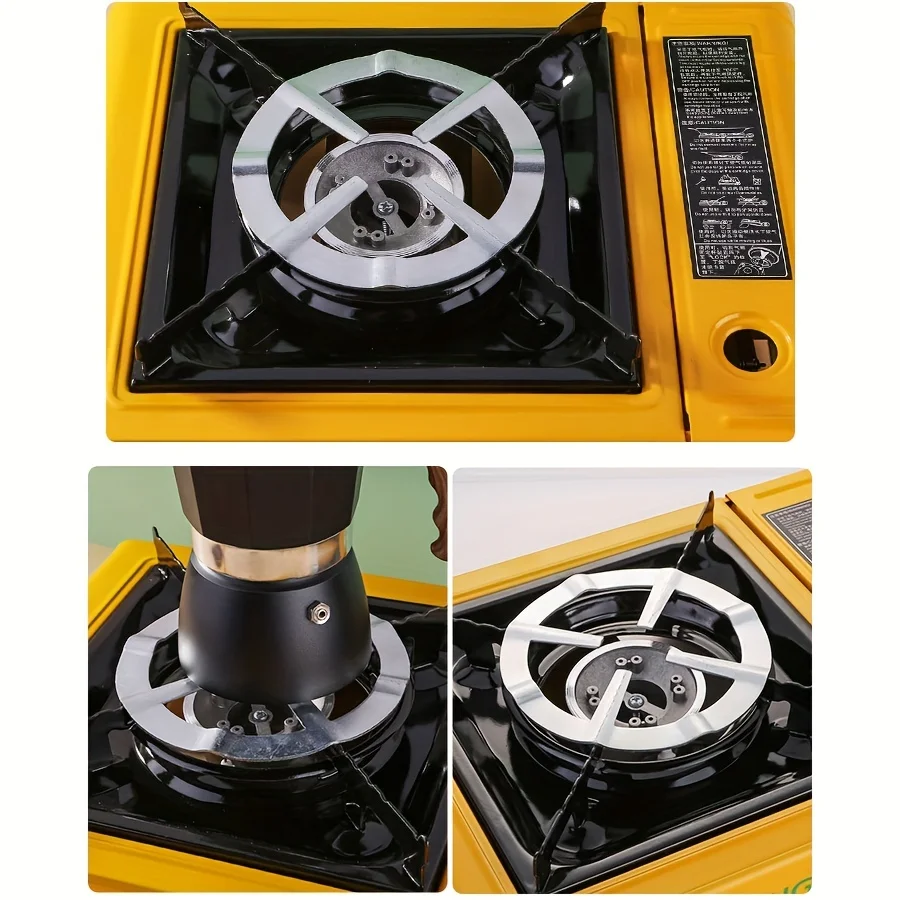 Stainless steel coffee pot holder, mocha pot stove holder, natural gas holder, gas stove holder, coffee pot holder
