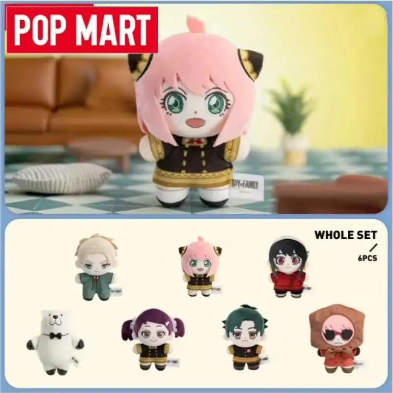 POP MART 스파이 X 패밀리 시리즈 블라인드 박스 장난감 인형 미스터리 박스 까이샤 소르프레사 소녀 애니메이션 액션 피규어 귀여운 모델 생일 선물