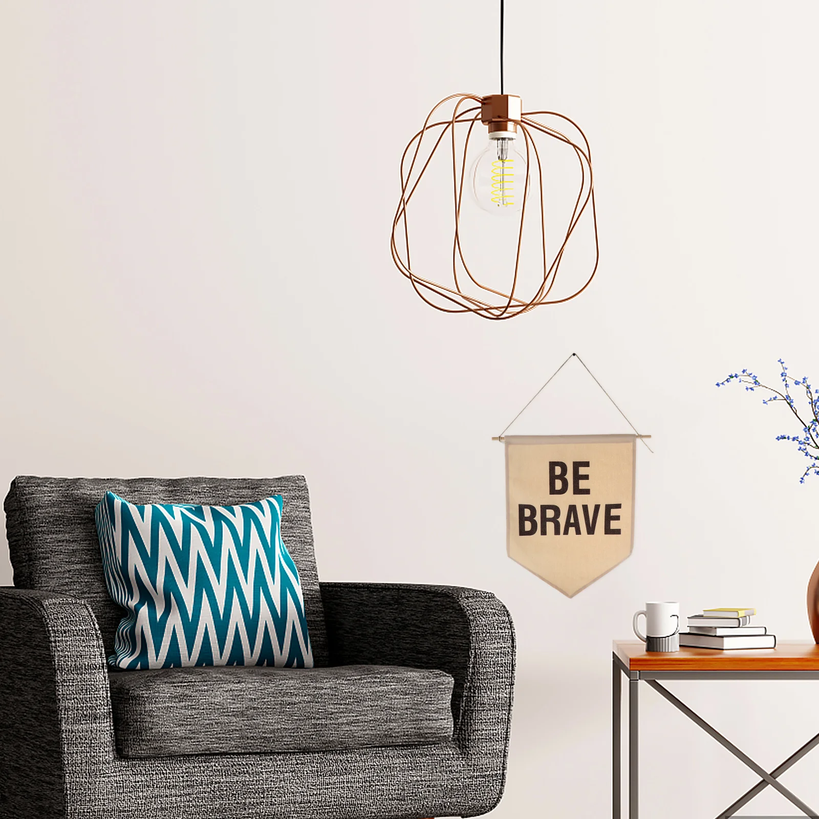 

Pennant Banner Wall Display Pendant for Badges and Brooches Creative Home Decor Pin Display Canvas Pennant Banner