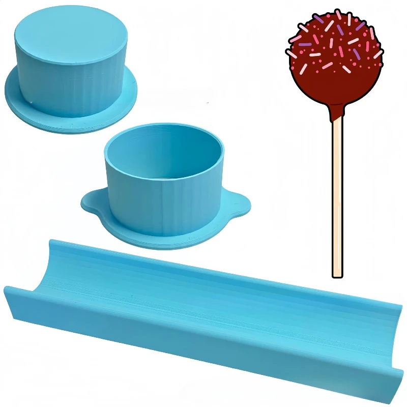 

Round cake puff cookie mold set