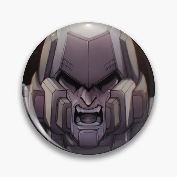 Megatron لينة زر دبوس هدية مجوهرات قبعة المرأة طوق لطيف التلبيب دبوس عاشق بروش ديكور مضحك شارة الملابس المعدنية الإبداعية #1