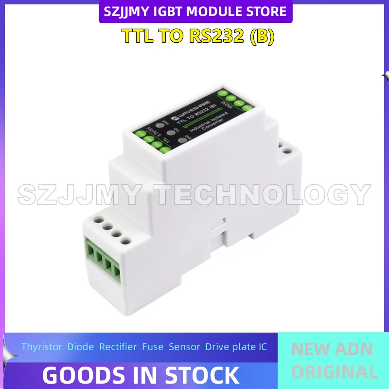 NUOVO convertitore seriale da TTL a RS232 montato su guida di livello industriale con multipli circuiti di protezione di isolamento