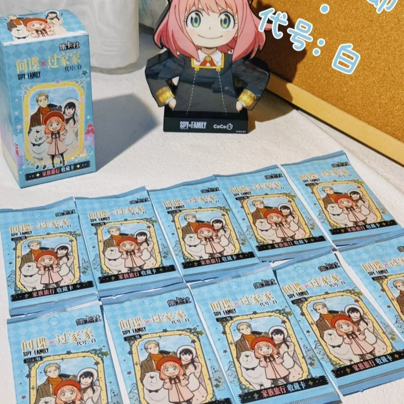 Cardfun Spy X Family Code White Sammelkarten Transparente Polaroid-Familienausflug-Karten Echte Anime-Karten für erwachsene Sammler