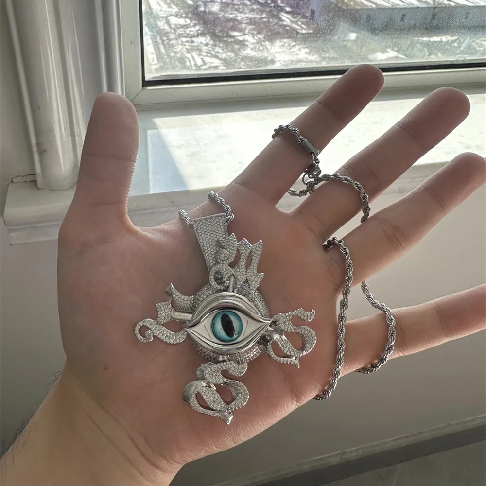 

Вращающийся кулон «Око Гора», уникальный классический подарок в стиле хип-хоп