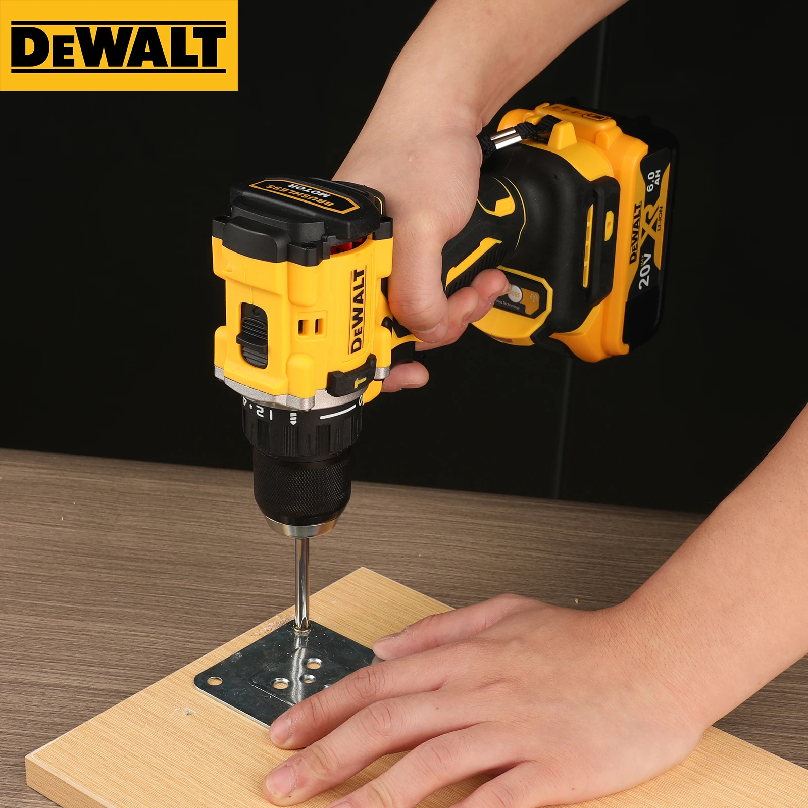 DEWALT DCD805 20V áram eszközök brushless Becsapódás Felszúr cordless Elektromos Csavarhúzó multi-function kezét Felszúr