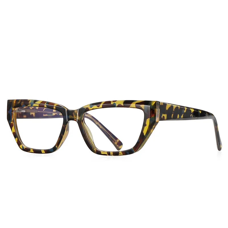 Neue Modische Katzenaugen-Brille Trendige Kleine Optische Brillenfassung Damen Anti-Blaulicht-Brille Korrektionsbrille 56598