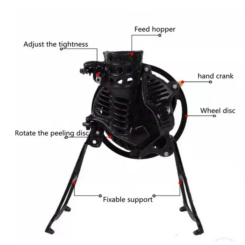 Hand Crank Corn Sheller Manual Maize Sheller Corn Threshing Machine
