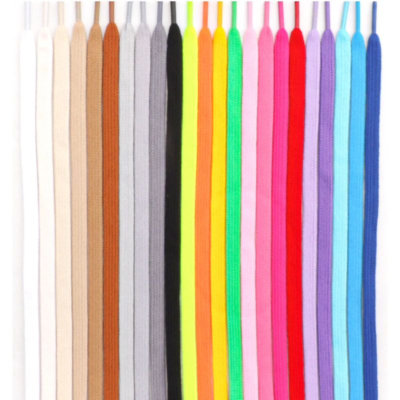 

No Elasticity Shoestrings For AF1 Women Classic Flat Cotton Shoelaces For Sneakers Shoestrings High-top Canvas Casual Shoe Laces