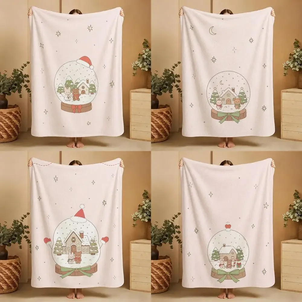 manta-de-pelucia-ultra-confortavel-com-estampa-de-urso-em-bola-de-cristal-de-natal-—-adequada-para-cama-sofa-quarto-sala-de-estar
