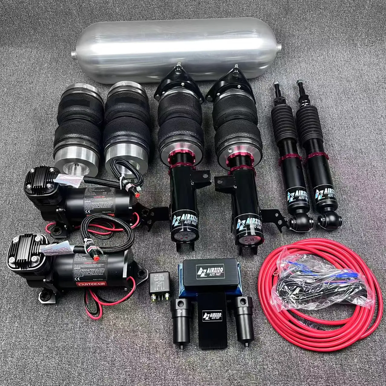 AIRZIZO/For Toyota Camry SE FWD 2018~ Air Suspension Full Kit/air Management/shock Absorber
