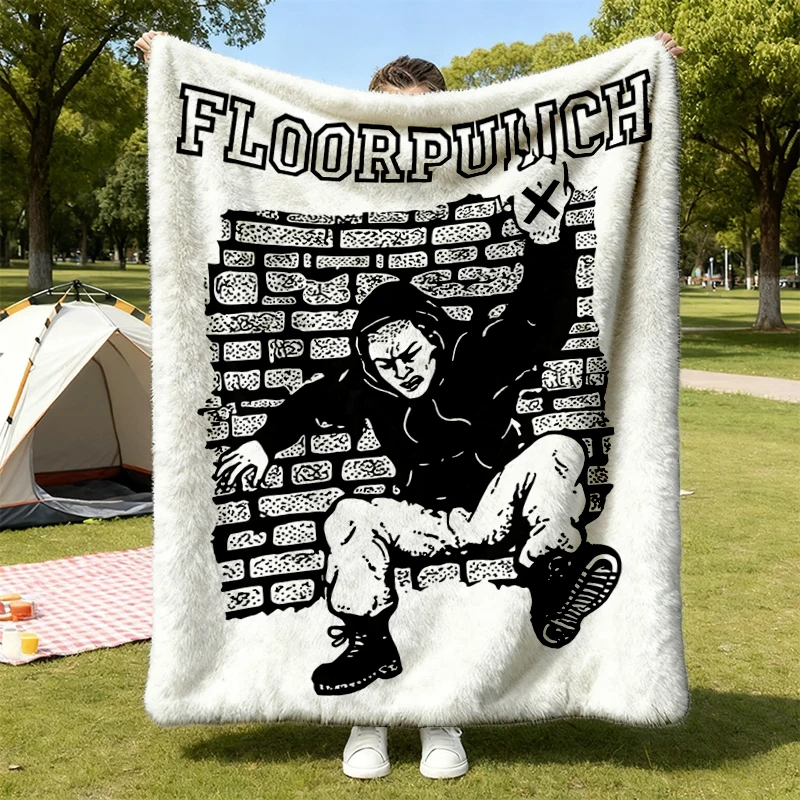 Floorpunch Original Illustration: Straight Edge Hardcore  Warm Blanket