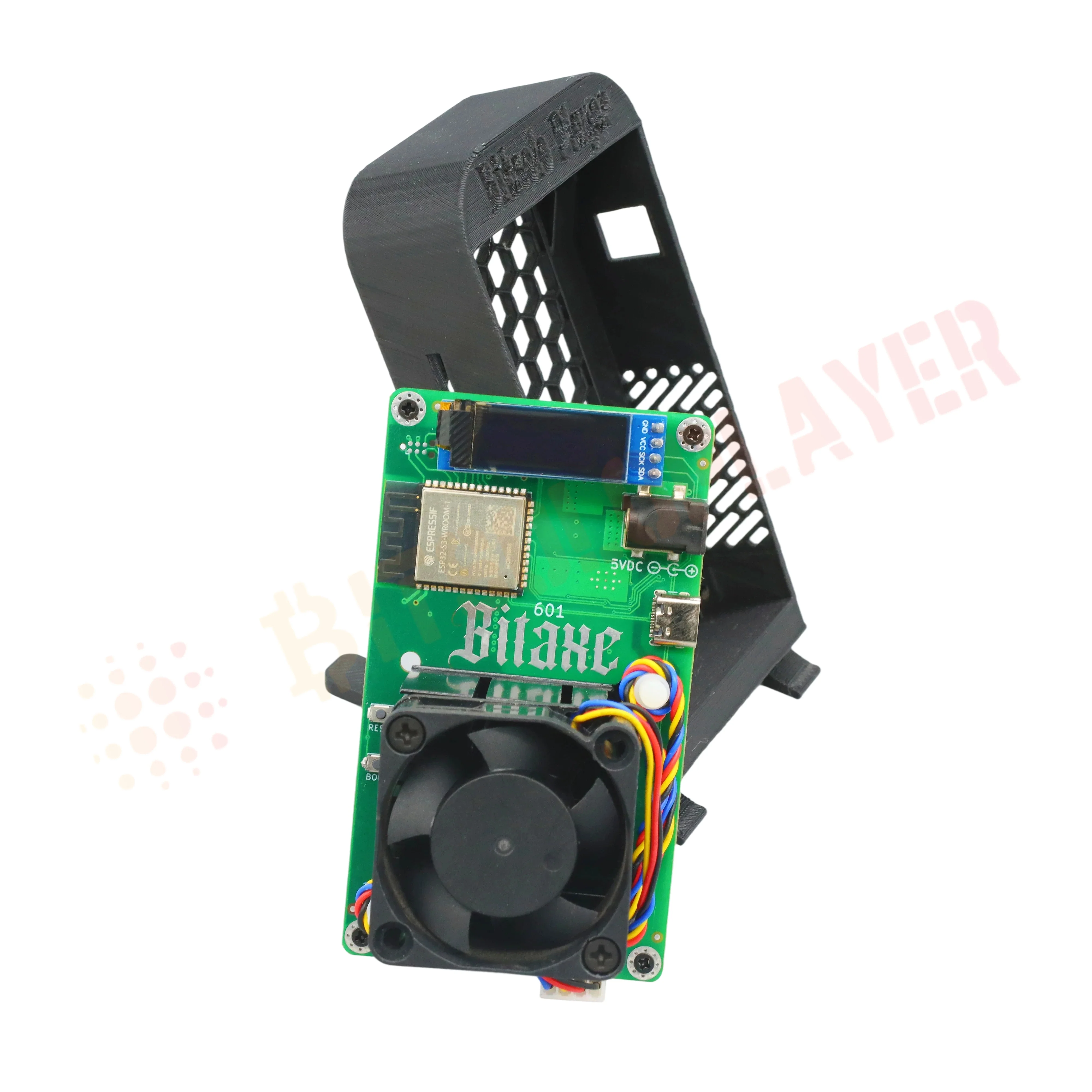 bitcoinsminer bitaxe gamma  601 1.2th/s Hash Rate 18 W Power Consumption Home Bitcoin Solo Miner (with Power Supply)