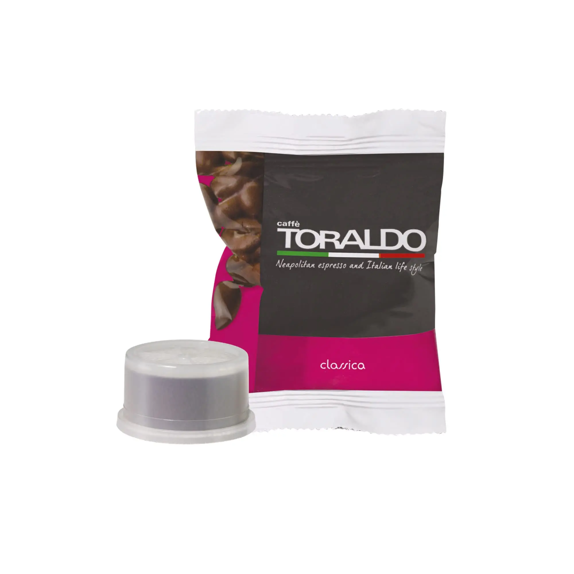 CAFÉ TORALDO |   Espresso Point * Compatible |   Café sélectionné, grillé et torréfié en Italie |   Excellence du café napolitain (200 capsules, mélange classique)