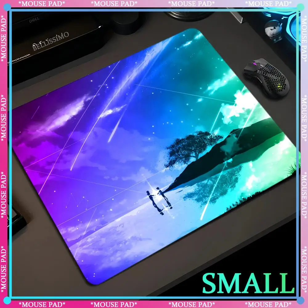 

Cool Starry Space Game XS MousePad HD Printing Non-slip Lock Edge Pad PC Laptop Keyboard Pad Desk mat E-sports Rubber Mouse Pad