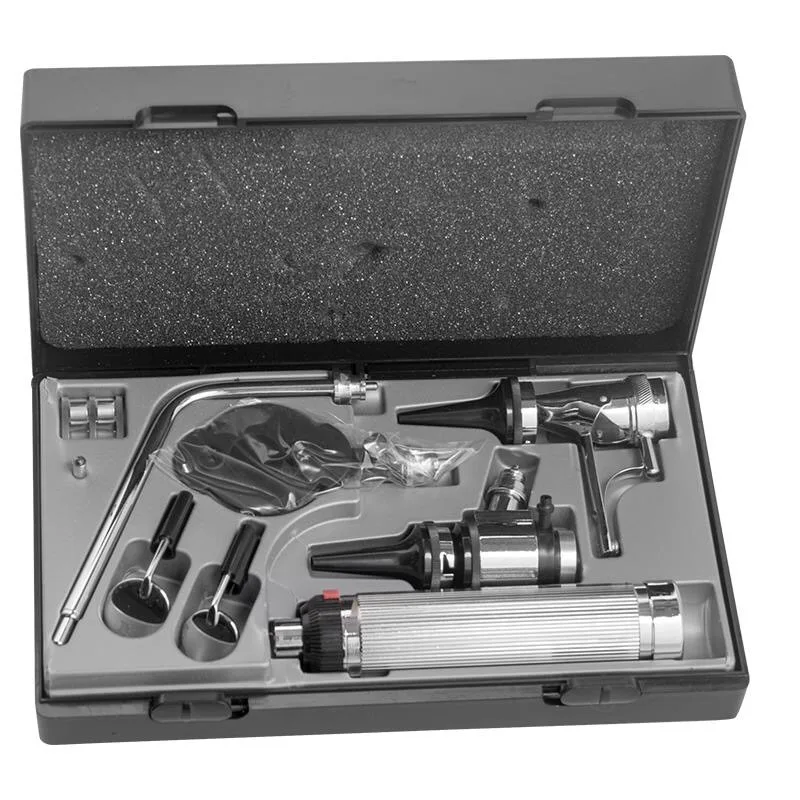 

Высококачественная комбинация из нержавеющей стали пять официальных шашек, аудиоскоп, зеркало для ушей, ларингоскоп