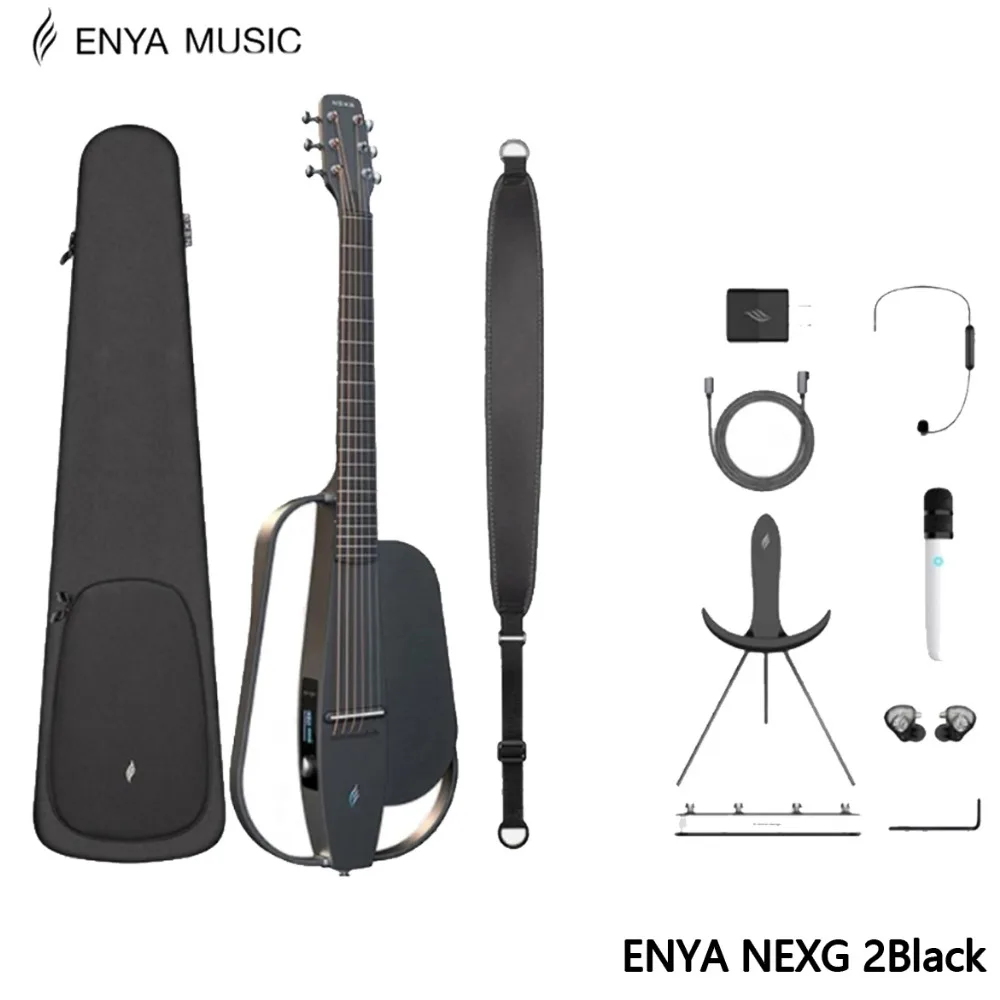 Enya Acoustic-Electric Carbon Fiber Travel Guitar NEXG 2 Smart Acustica Electric Guitarra Stars In Dreams