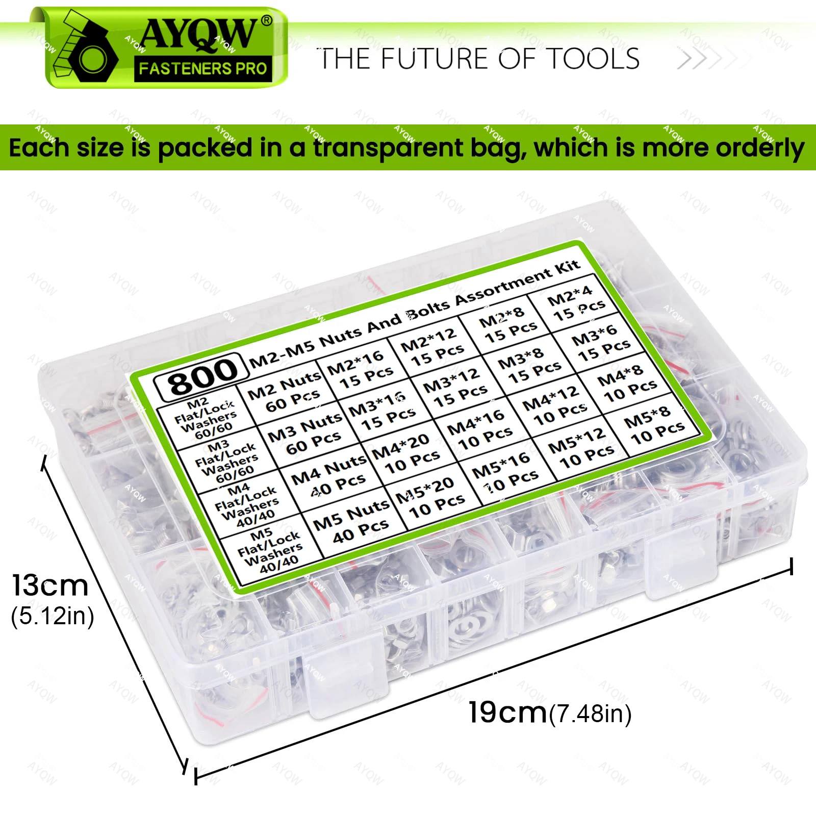800 قطعة M2-M5 مجموعة متنوعة من البراغي والترباس المترية: 304 رأس زر مقبس سداسي من الفولاذ المقاوم للصدأ، مع قفل/غسالات مسطحة و4 مفاتيح سداسية #2