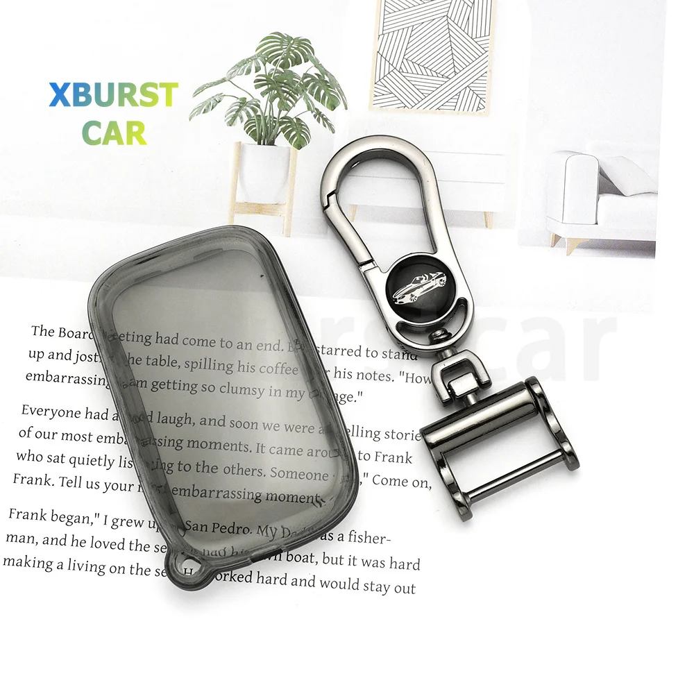 Transparent Black TPU Car Smart Keyless Shell Fob Case Cover for Lexus RX270 RX350 RX450 IS250 CT200 CT200h Holder Accessories