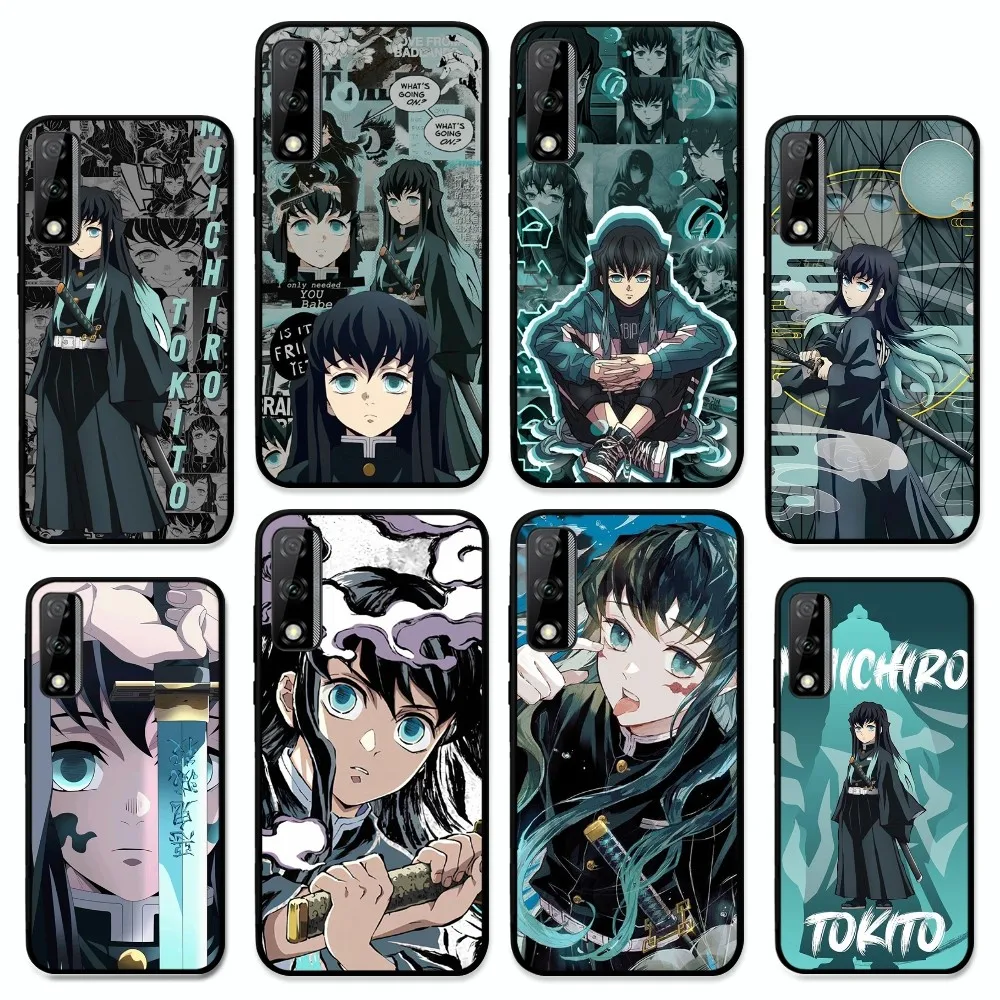 Anime Muichiro Tokito Phone Case For Huawei Y9 6 7 5 Prime Enjoy 7s 7 8 Plus 7a 9e 9plus 8E Lite Psmart Shell