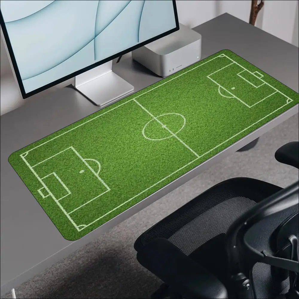 Realistic Football Pitch Art Non‑Slip Rubber Mouse Pad For Precise Mouse Control Gaming Laptop Desktop Daily Office Sessions