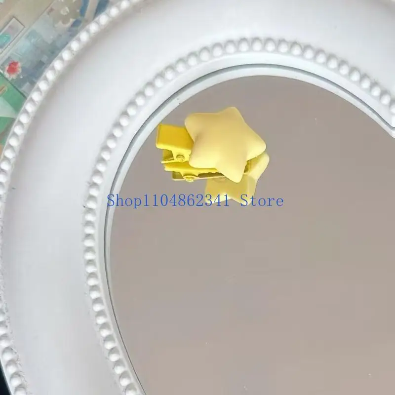 5asd กิ๊บรูปดาวหรูหราสำหรับเด็กวัยหัดเดินวัยรุ่นผู้หญิงผมหางม้าฤดูใบไม้ผลิกิ๊บด้านข้าง