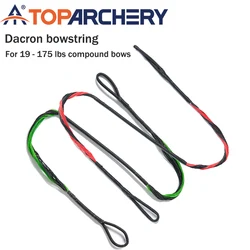 2pcs Dacron Archery Bow String 20 Strands up to 175lbs Crossbows Hunting Shooting Accessories Length 17.52