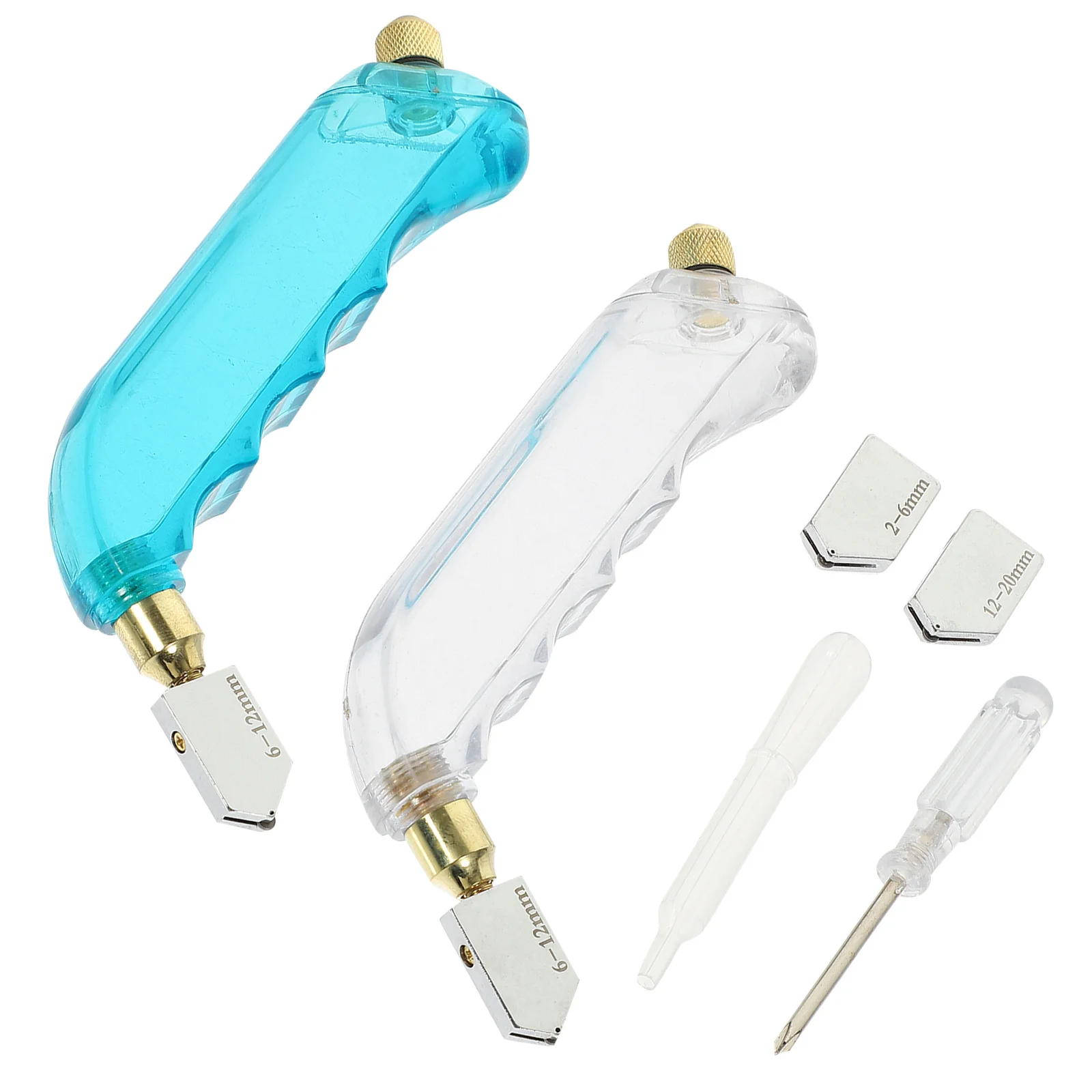 

1Set Refine Oil Feed Glass Cutter Strong Iron Steel Build Easy to Use for Cutting Various Glass Types Ideal Gift for DIY